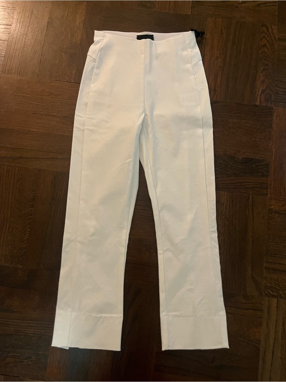 Porto Parson white cropped pants